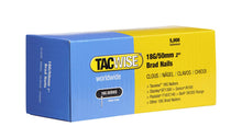 Load image into Gallery viewer, Tacwise 0401 Type 18G / 50 mm Galvanised Brad Nails, Pack of 5,000