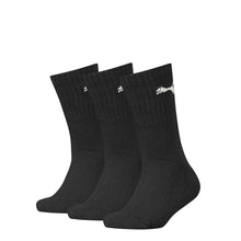 Load image into Gallery viewer, Puma Crew Socks Junior (3 Pairs)- Black,White,Grey- All sizes