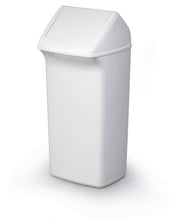 Load image into Gallery viewer, Durable DURABIN Contemporary White Grey Square Recycling Bin + Swing Lid | 40L