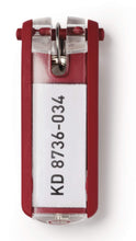 Load image into Gallery viewer, Durable Key Clips Organisational Label Hooks | 6 Pack