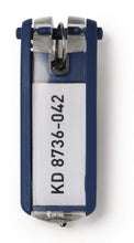 Load image into Gallery viewer, Durable Key Clips Organisational Label Hooks | 6 Pack