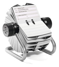 Load image into Gallery viewer, Durable TELINDEX Rotary Address Card Holder | 500 Cards & A-Z Index
