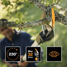 Load image into Gallery viewer, Fiskars 1023625 PowerGear Tree Pruner Bypass Lopper 1.6m Reach