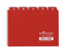 Load image into Gallery viewer, Durable 5 Part Alphabetical A-Z Reinforced Index Dividers | A6 Landscape