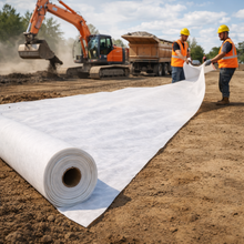 Load image into Gallery viewer, Geotextile Non Woven Membrane White Filtration Drainage Fabric 4.5m Wide