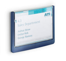 Load image into Gallery viewer, Durable Adhesive CLICK SIGN Wall Mounted Door Sign Holder | A6