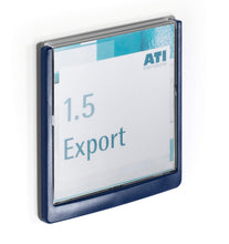 Load image into Gallery viewer, Durable Adhesive CLICK SIGN Wall Mounted Door Sign Holder | 149x149mm