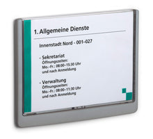 Load image into Gallery viewer, Durable Adhesive CLICK SIGN Wall Mounted Door Sign Holder | A5