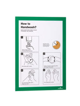 Load image into Gallery viewer, Durable DURAFRAME Self Adhesive Magnetic Signage Frame | 10 Pack | A4