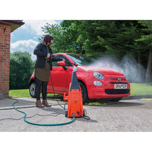 Load image into Gallery viewer, Draper 1200 Watt Mobile Pressure Washer Yellow Lightweight Compact jetwash wash