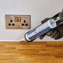 Load image into Gallery viewer, Everbuild Forever White Anti-Mould Silicone Sealant – Waterproof, Flexible & Durable for Kitchens, Bathrooms & Showers (290ml)
