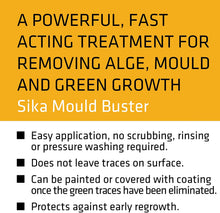 Load image into Gallery viewer, Sika Mould Buster Removes Algae Mould & Growth from Paths Patios Driveways 5 L