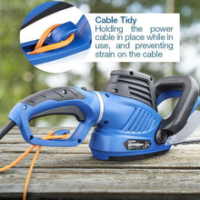 Load image into Gallery viewer, Hyundai HYHT680E Electric Hedge Trimmer 680W 610mm Corded Hedge Cutter Garden Trimmer