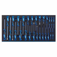 Load image into Gallery viewer, DRAPER 63406 - Soft Grip Screwdriver Set in Full Drawer EVA Insert Tray (27 Piece)
