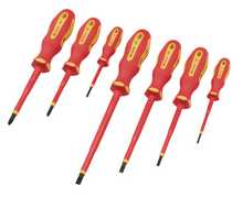 Load image into Gallery viewer, Draper XP1000 7PC VDE SD BOXED SET 64694 64694 VDE Screwdriver Set (7 Piece)