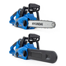 Load image into Gallery viewer, Hyundai HYC40LI Cordless Chainsaw 40V 2.5Ah 14in 35cm Bar 17m/s Battery & Charger Li-Ion Garden Saw