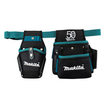 Load image into Gallery viewer, Makita 50th Anniversary Logo Drill Holster & Fixings Pouch With Tool Belt 66-050