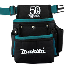 Load image into Gallery viewer, Makita 50th Anniversary Logo Drill Holster & Fixings Pouch With Tool Belt 66-050