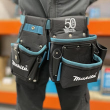 Load image into Gallery viewer, Makita 50th Anniversary Logo Drill Holster & Fixings Pouch With Tool Belt 66-050