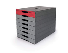 Load image into Gallery viewer, Durable IDEALBOX ECO 7 Drawer Recycled Plastic File Storage Organiser