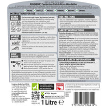 Load image into Gallery viewer, Roundup Path Weedkiller Ready to Use 1L Systemic Weed Killer