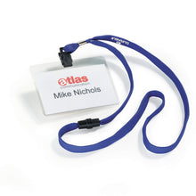 Load image into Gallery viewer, Durable Lanyard Name Badge ID Card Holder + Inserts | 10 Pack | 60 x 90mm