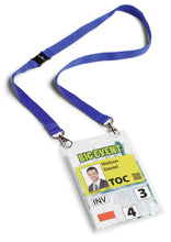 Load image into Gallery viewer, Durable Safety-Release Lanyard Name Badge ID Ticket Holder | 10 Pack | A6