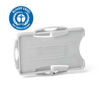Load image into Gallery viewer, Durable ECO 2 Card Recycled Plastic Security ID Badge Holders | 10 Pack