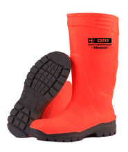 Load image into Gallery viewer, Beeswift - FULL SAFETY FLUORO WELLINGTON BOOT - Orange Yellow Toe Capped