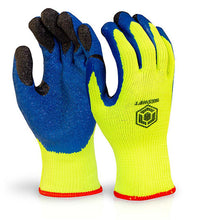 Load image into Gallery viewer, BEESWIFT LATEX THERMO-STAR FULLY DIPPED WORK GLOVES | YELLOW & ORANGE ALL SIZES