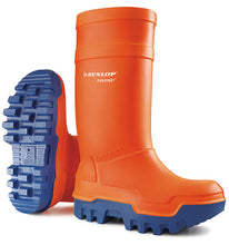 Load image into Gallery viewer, Dunlop - PUROFORT THERMO+SAFETY Wellington Boot ORANGE GREEN
