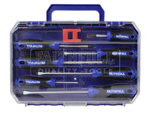 Load image into Gallery viewer, Faithfull FAISDSET8PRO Soft Grip Screwdriver Set, 8 Piece |