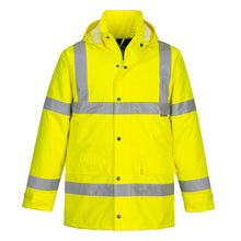 Load image into Gallery viewer, Portwest S460 - Yellow Sz Hi-Vis Traffic Jacket Coat Reflective Visibility