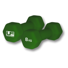 Load image into Gallery viewer, Urban Fitness Hex Dumbbells - Neoprene Covered (Pair)