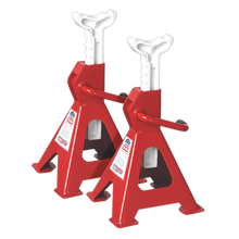 Load image into Gallery viewer, SEALEY - VS2002 Axle Stands (Pair) 2tonne Capacity per Stand Ratchet Type