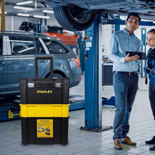 Load image into Gallery viewer, Stanley Essential Rolling Workshop Tool Box Mobile Storage Organiser STST1-80151