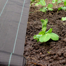 Load image into Gallery viewer, 2m x 25m Heavy Duty Woven Weed Control Fabric Landscape Membrane with Free Pegs