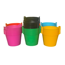 Load image into Gallery viewer, Yuzet Flexi Bucket Tub Trug Storage 7 COLOURS Builders Garden Horse Feed Toys