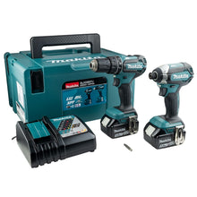 Load image into Gallery viewer, Makita 18v DLX2283TJ Brushless Kit - DHP485 Hammer Drill + DTD153 Impact Driver