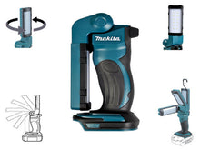 Load image into Gallery viewer, Makita DML801 Led Lamp Pivoting Head 14.4V 18V Li-Ion 12 LED