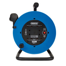 Load image into Gallery viewer, Draper 25M/2.5MM HD CABLE REEL 02122 230V Heavy Duty Industrial Four Socket Cable Reel, 25m