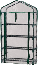 Load image into Gallery viewer, DRAPER 09972 - 4-Tier Greenhouse, Sturdy Steel Frame, Clear PVC Cover, Patio