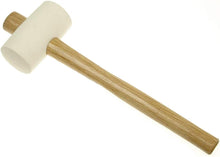 Load image into Gallery viewer, Faithfull YY08RU025H Rubber Mallet - White 794g (28oz)