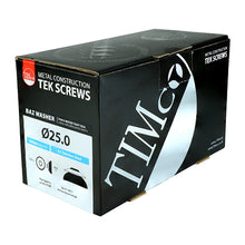 Load image into Gallery viewer, TIMCO BAZ Washers Stainless Steel - 25mm Box OF 200/Bag of 100