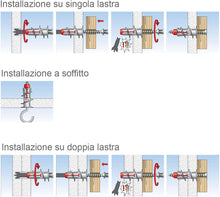 Load image into Gallery viewer, fischer DuoBlade S LD, self-drilling plasterboard plug with chipboard screw