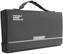 Load image into Gallery viewer, Hyundai H60 60W Portable and Foldable Solar Charger With USB and DC Connectivity