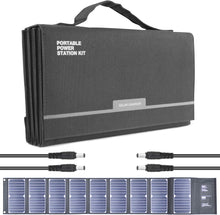 Load image into Gallery viewer, Hyundai H60 60W Portable and Foldable Solar Charger With USB and DC Connectivity