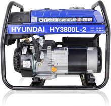 Load image into Gallery viewer, Hyundai 3.2kW / 4kVa* Recoil Start Site Petrol Generator | HY3800L-2