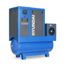 Load image into Gallery viewer, Hyundai 15hp 500L Permanent Magnet Screw Air Compressor with Dryer and Variable Speed Drive | HYSC150500DVSD