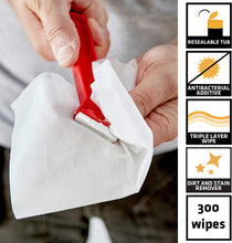Load image into Gallery viewer, Everbuild Wonder Wipes  Giant 300 Tub GIANTWIPE  Multi Purpose Hand/Tool Cleaning
